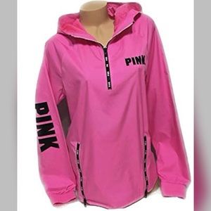 NWOT Pink Victoria’s Secret Windbreaker